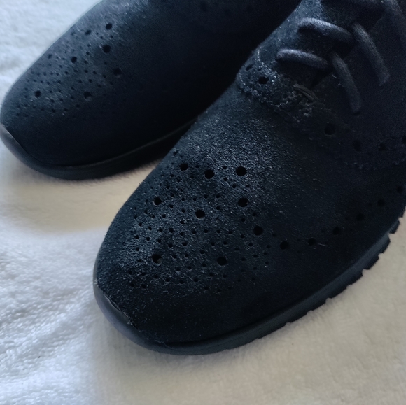 Cole Haan | ZeroGrand Wingtip Suede Oxford Loafer - Picture 2 of 8